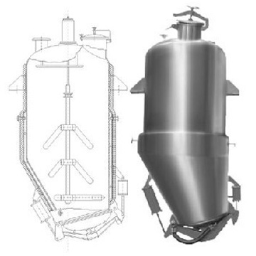 斜錐式提取罐結(jié)構(gòu)圖